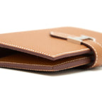 Hermes Bearn Compact Wallet Epsom Gold SHW