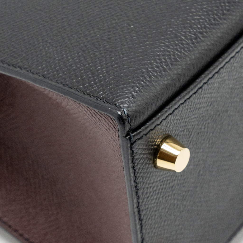Hermes Kelly 25 Special Order Epsom Black/ Rouge H LGHW