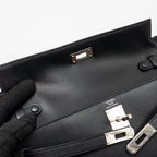 HERMES KELLY ELAN CHÈVRE CHAMKILA BLACK SHW