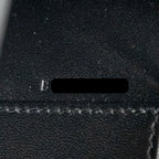 HERMES KELLY ELAN CHÈVRE CHAMKILA BLACK SHW