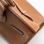 HERMES BIRKIN SHOULDER 29 EVERCOLOR GOLD SHW