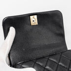 CHANEL MINI COCO HANDLE CAVIAR BLACK LGHW