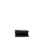 Chanel Small Envelope Flap Bag Chevron Calfskin Black GHW