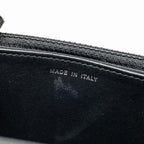 CHANEL QUILTED DIAMOND CC LOGO WALLET ON CHAIN CAVIAR BLACK SHW