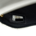 CHANEL PEARL CRUSH MINI CROSSBODY BAG LAMBSKIN WHITE GHW