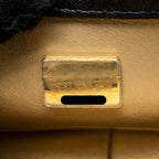 CHANEL 24S PEARL ADJUSTABLE CHAIN MINI FLAP BAG LAMBSKIN BLACK GHW (MICROCHIP)