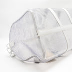 LOUIS VUITTON WAVY KEEPALL 50 EPI PLAGE WHITE