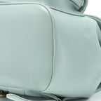 CHANEL 23C DUMA MINI BACKPACK CALFSKIN LIGHT GREY LGHW (MICROCHIP)