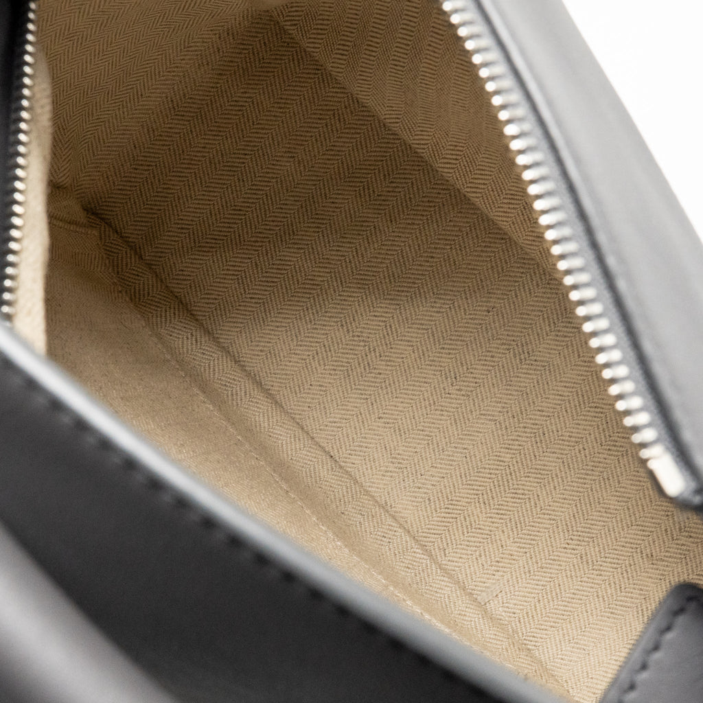 Loewe Small Puzzle Bag Calfskin Dark Grey SHW