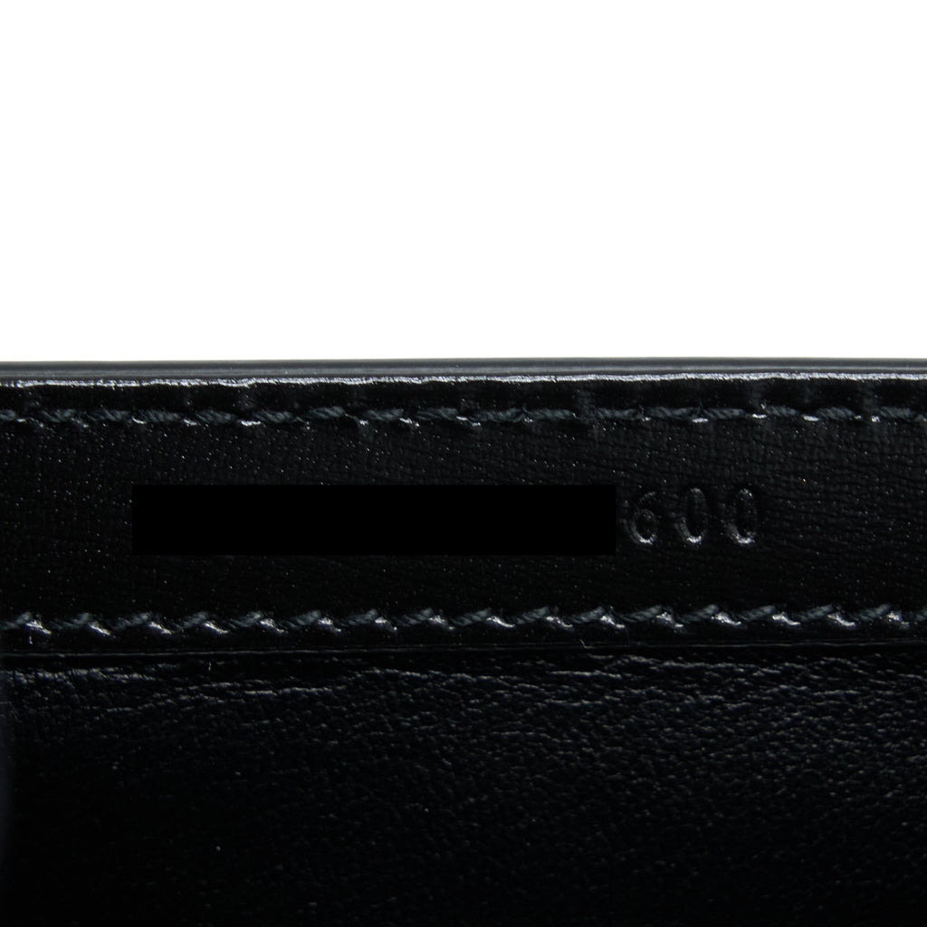 GUCCI BAMBOO 1947 MINI TOP HANDLE BAG BLACK WITH BLACK HARDWARE