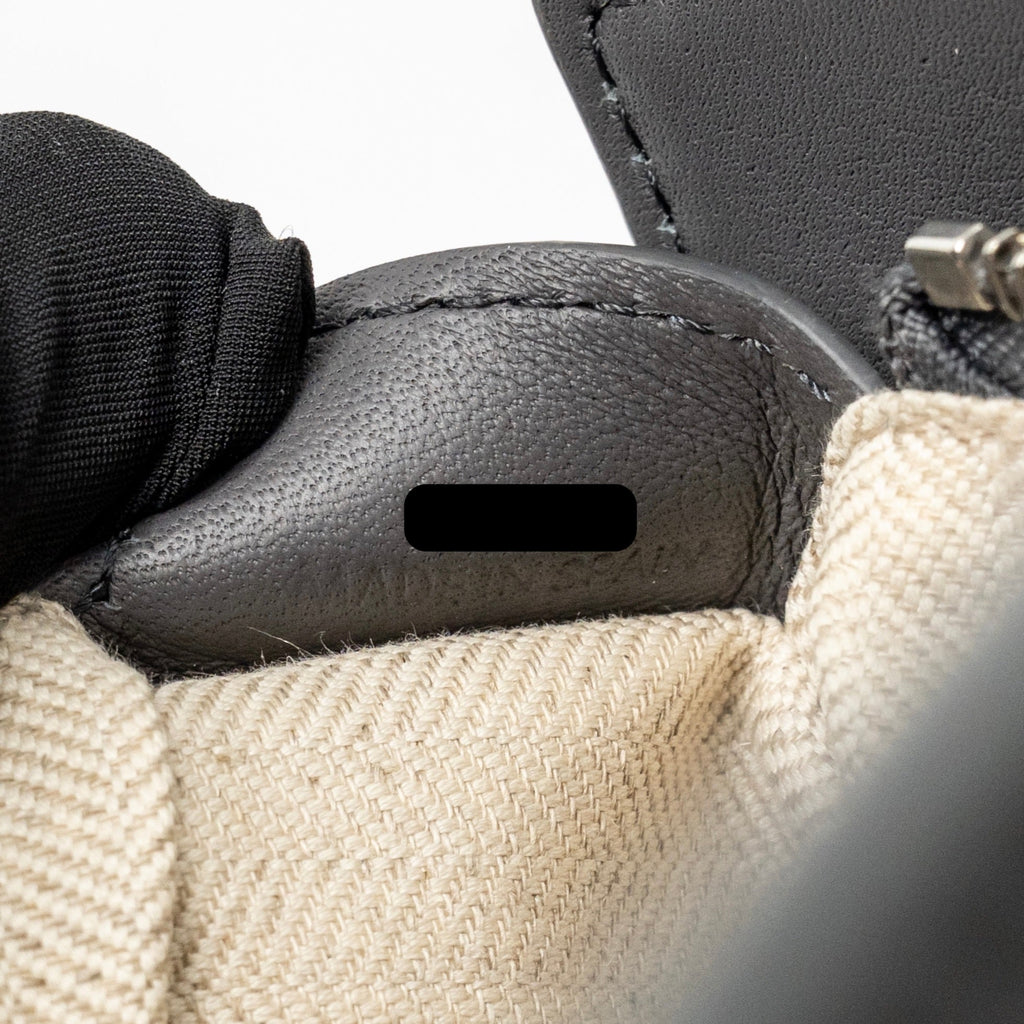 Loewe Small Puzzle Bag Calfskin Dark Grey SHW