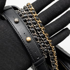 Chanel Large Gabrielle hobo bag calfskin/patent black multicolour hardware