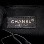 CHANEL LARGE GABRIELLE HOBO BAG CALFSKIN / PATENT BLACK MULTICOLOR HARDWARE