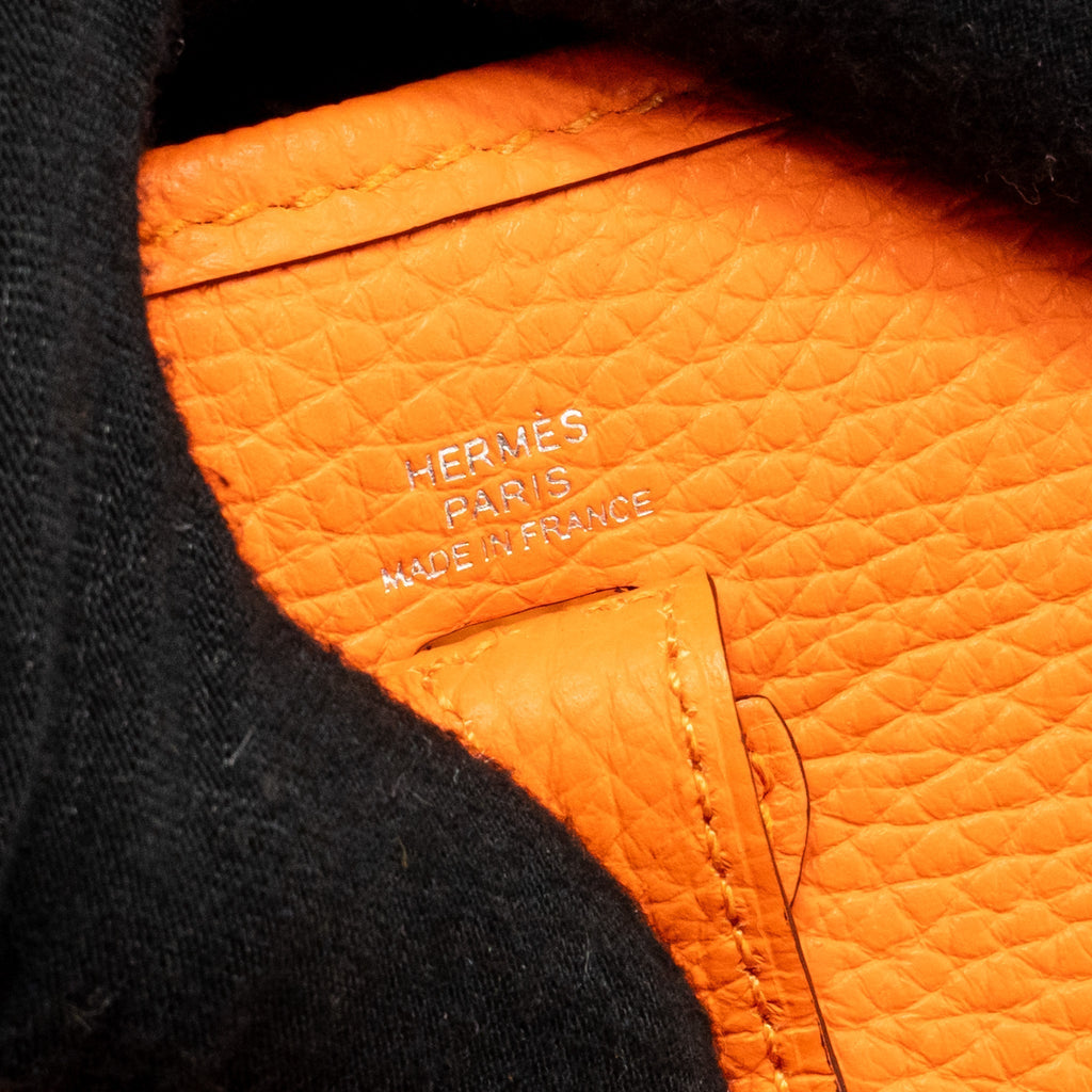 HERMES MINI EVELYNE CLEMENCE ORANGE SHW