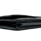 CHANEL 2.55 REISSUE WALLET ON CHAIN CALFSKIN BLACK RUTHENIUM HARDWARE
