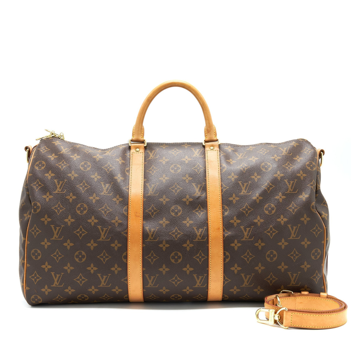 LOUIS VUITTON KEEPALL 50 TRAVEL BAG MONOGRAM