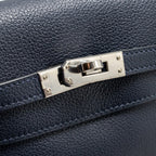 Hermes Kelly Danse Evercolor Blue Nuit SHW