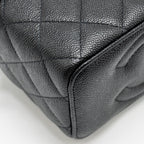 CHANEL COCO LOVE LONG VANITY WITH ADJUSTABLE CHAIN CAVIAR BLACK GHW (MICROCHIP)