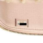 CHANEL 22C LONG VANITY WITH CHAIN CAVIAR LIGHT BEIGE LGHW