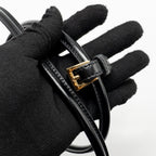 PRADA BONNIE MEDIUM LEATHER HANDBAG CALFSKIN BLACK GHW