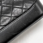 CHANEL SMALL GABRIELLE HOBO BAG AGED CALFSKIN BLACK MULTICOLOUR HARDWARE