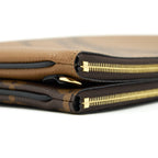 LOUIS VUITTON DOUBLE ZIP POCHETTE MONOGRAM GHW