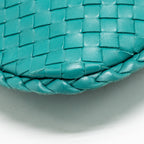 Bottega Veneta Vintage Mini Hobo Bag Lambskin Blue SHW