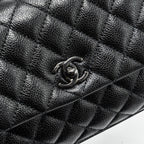 CHANEL SMALL COCO HANDLE CAVIAR SO BLACK / BLACK HARDWARE