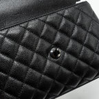 CHANEL SMALL COCO HANDLE CAVIAR SO BLACK / BLACK HARDWARE