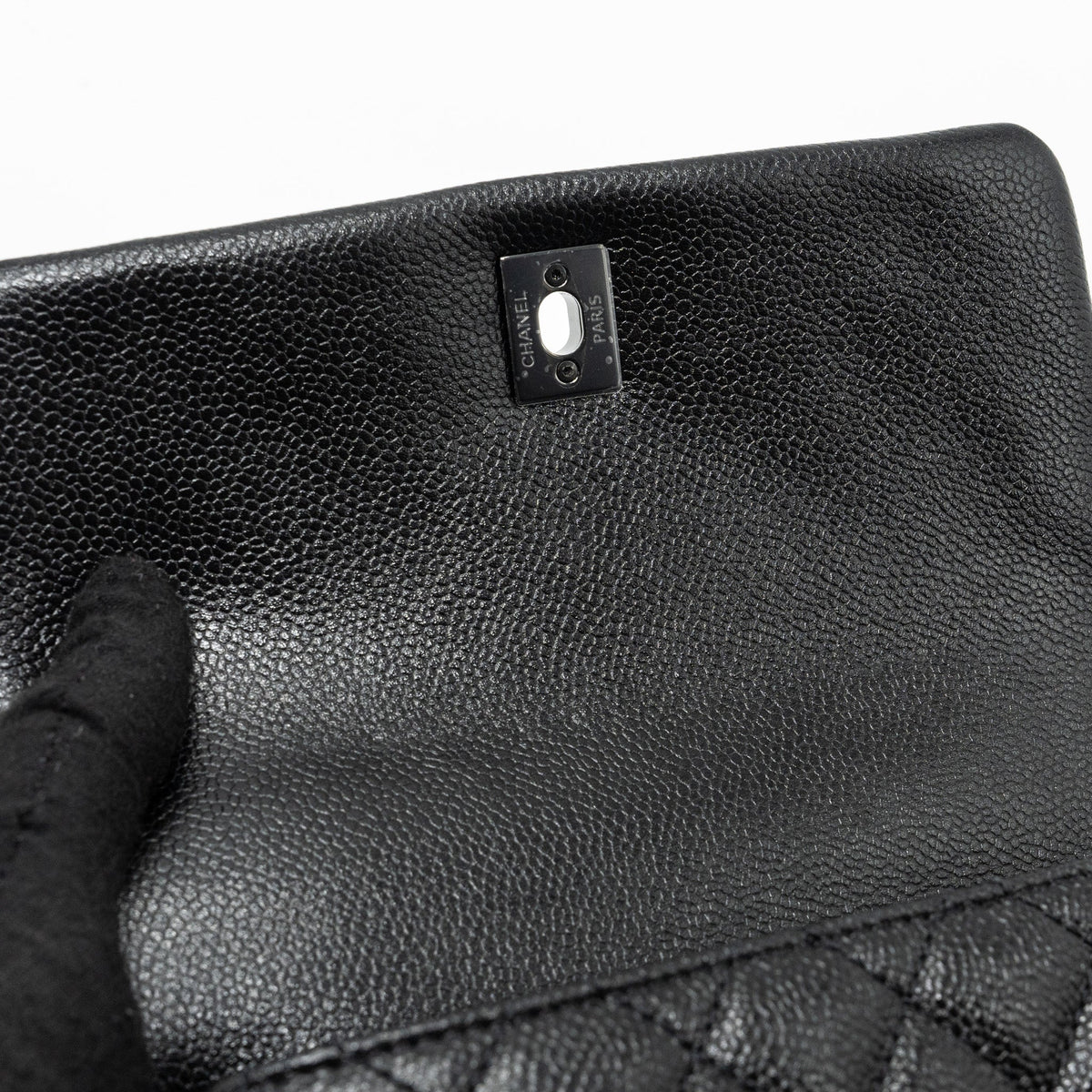 CHANEL SMALL COCO HANDLE CAVIAR SO BLACK / BLACK HARDWARE