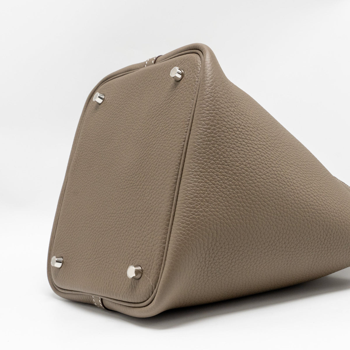 Hermes Picotin 22 Lock Bag Clemence Etoupe SHW