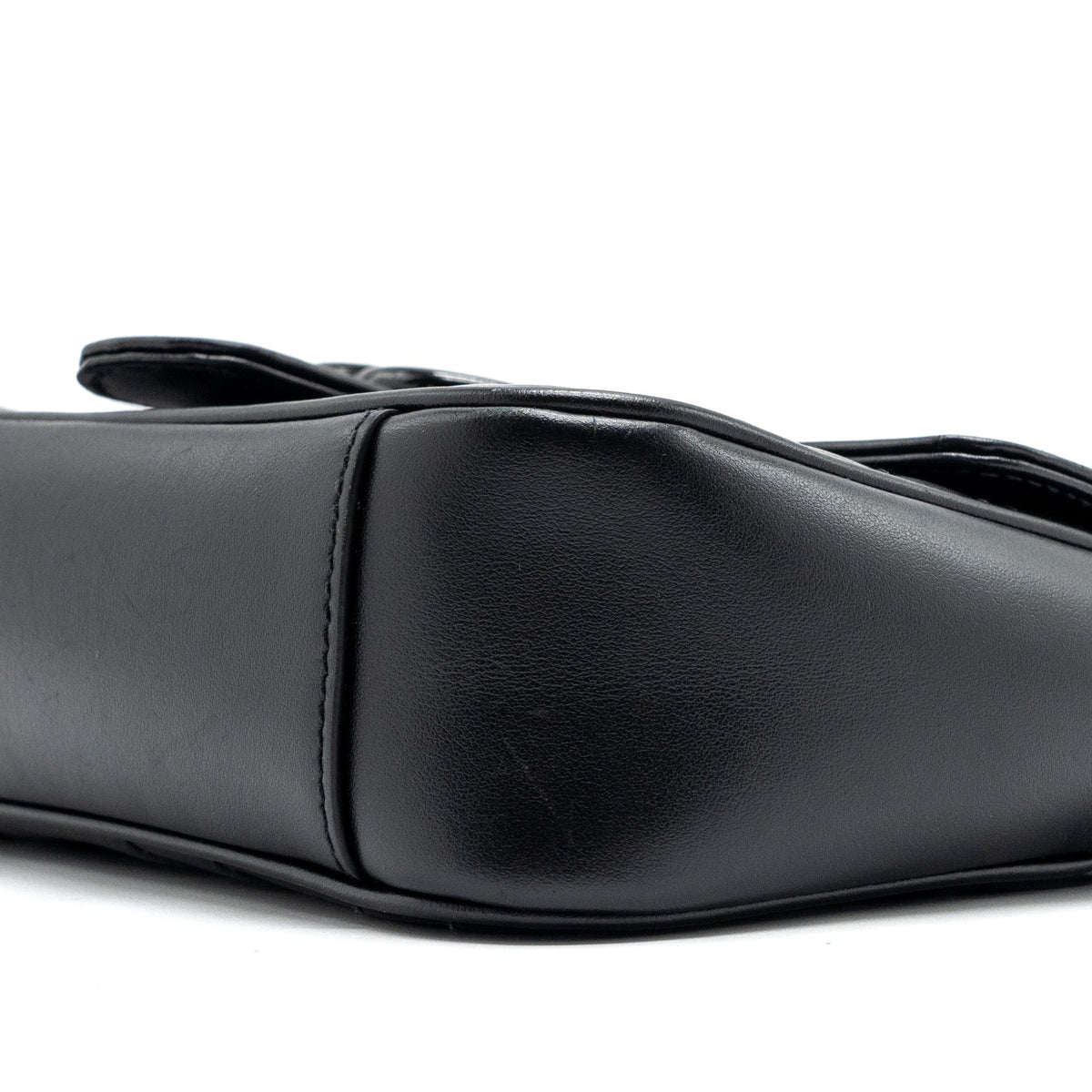 GUCCI MINI MARMONT CALFSKIN BLACK WITH BLACK HARDWARE