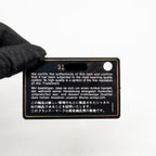 CHANEL CARD HOLDER WITH MAXI PEARLS CHAIN LAMBSKIN BLACK LGHW