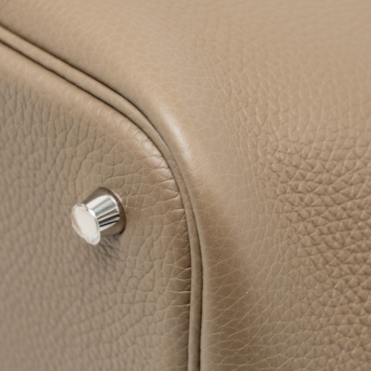 Hermes Picotin 22 Lock Bag Clemence Etoupe SHW