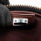 CHANEL TOP HANDLE VANITY WITH CHAIN CAVIAR BLACK LGHW (MICROCHIP)