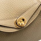 Hermes Mini Lindy II Clemence 8Q Beige Marfa GHW