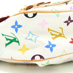 LOUIS VUITTON LODGE PM MULTICOLOUR MONOGRAM CANVAS WHITE GHW