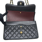 CHANEL CLASSIC JUMBO FLAP BAG CAVIAR BLACK GHW