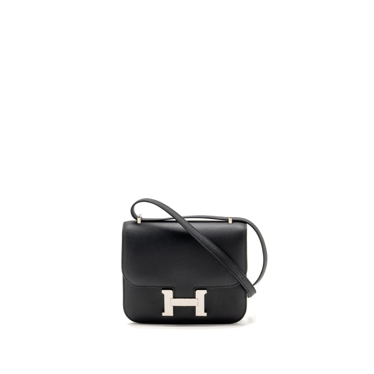 Hermes mini constance epsom black shw