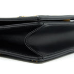 DIOR SMALL STUDDED DIORAMA BLACK GHW
