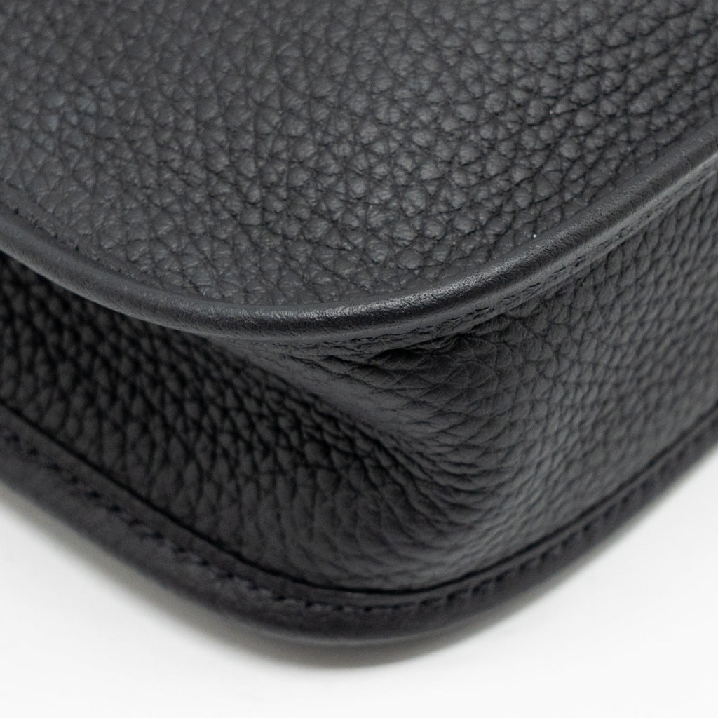 HERMES MINI EVELYNE CLEMENCE BLACK GHW