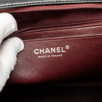 CHANEL MAXI CLASSIC SINGLE FLAP BAG LAMBSKIN BLACK SHW