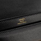 HERMES MINI VERROU BOX BLACK GHW