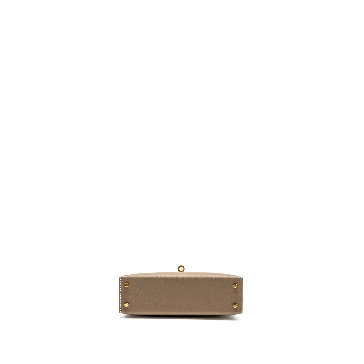 Hermes Mini Kelly II Epsom Etoupe GHW
