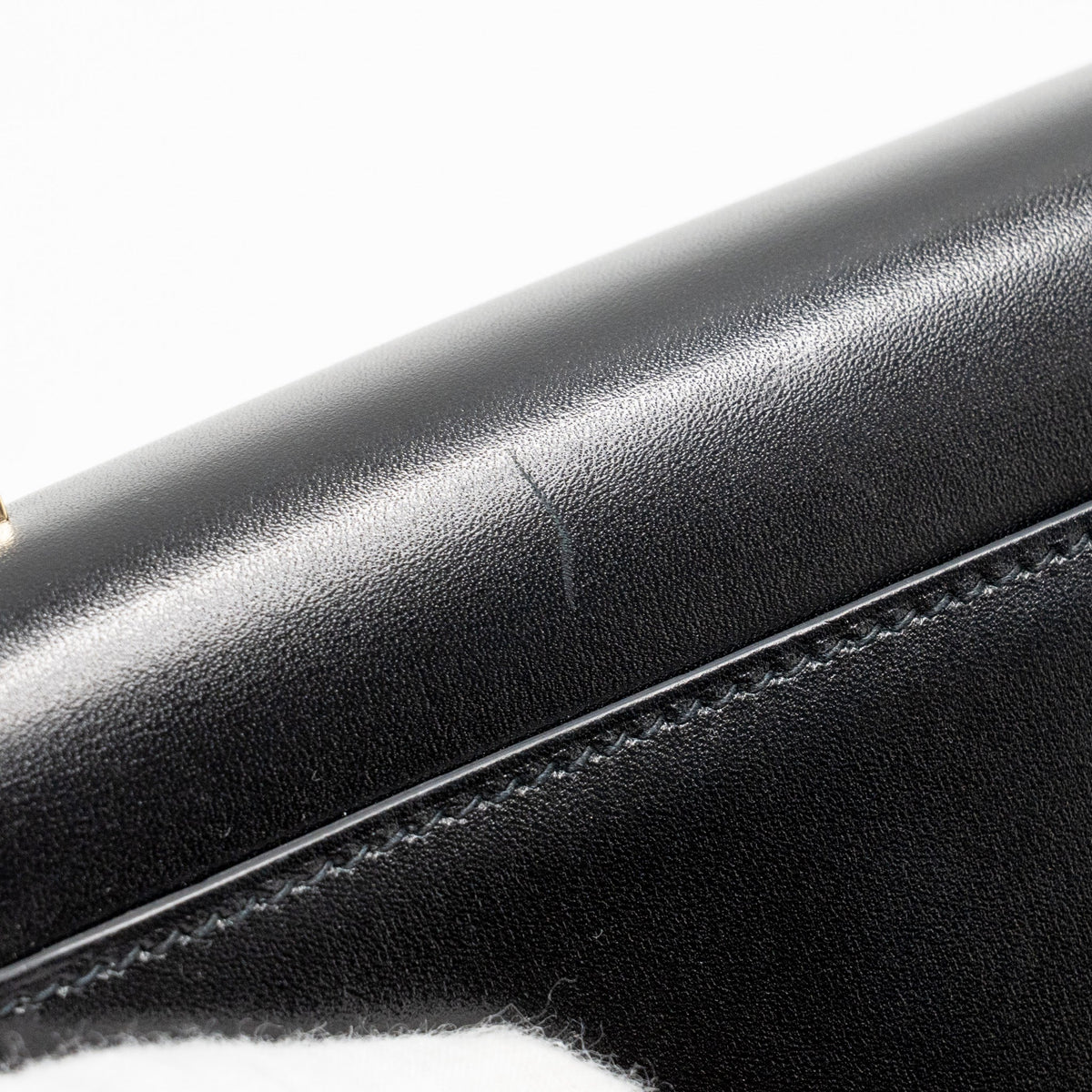 HERMES MINI VERROU BOX BLACK GHW