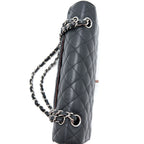 CHANEL MEDIUM CLASSIC FLAP BAG CAVIAR BLACK SHW