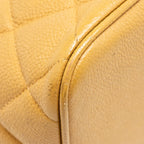 CHANEL VINTAGE MEDALLION TOTE BAG CAVIAR BEIGE SHW
