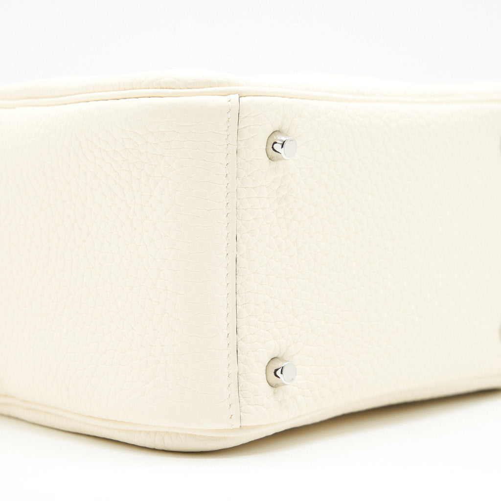Hermes Mini Lindy Nata Clemence SHW