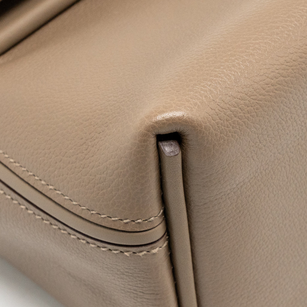 Hermes MINI 24/24 2424-21 BAG Evercolor/Swift Etoupe SHW