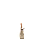 Hermes Mini Kelly II epsom Craie/Mauve Pale/Gold SHW